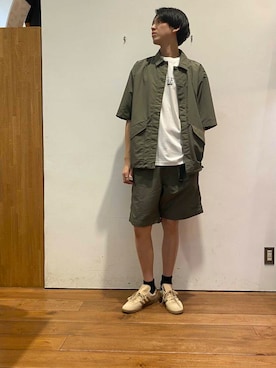 「Foxfire（フォックスファイヤー）のアイテム（パンツ）」を使った、かわむらさん（メンズ・183cm）の夏コーディネート