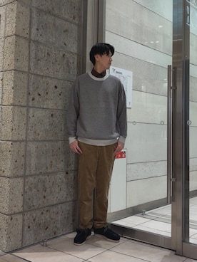 かわむらさん（メンズ・183cm）の秋コーディネート