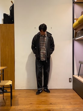 「URBAN RESEARCH DOORS（アーバンリサーチドアーズ）のアイテム」を使った、かわむらさん（メンズ・183cm）の秋コーディネート