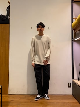 かわむらさん（メンズ・183cm）の秋コーディネート