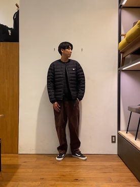 「アイテム（その他アウター）」を使った、かわむらさん（メンズ・183cm）の秋コーディネート