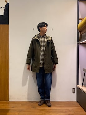 「秋のシャツ着こなし術」｜かわむらさん（メンズ・183cm）の秋コーディネート