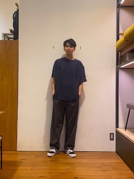 「アイテム（シューズ）」を使った、かわむらさん（メンズ・183cm）の夏コーディネート