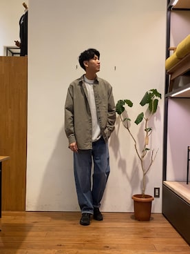 「アイテム（パンツ）」を使った、かわむらさん（メンズ・183cm）の夏コーディネート