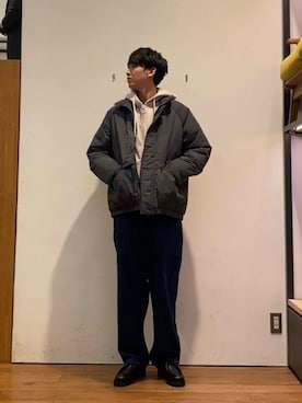 かわむらさん（メンズ・183cm）の秋コーディネート