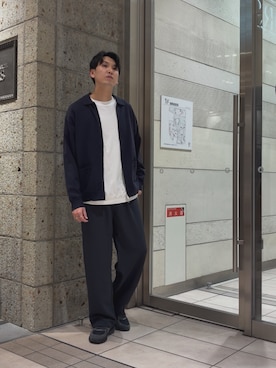 かわむらさん(メンズ・183cm)の秋コーディネート