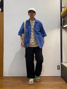 かわむらさん(メンズ・183cm)の春コーディネート