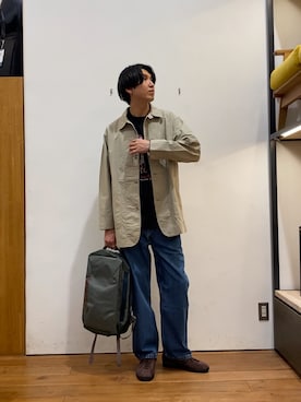 かわむらさん（メンズ・183cm）の冬コーディネート