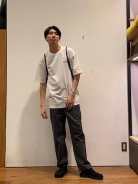 「URBAN RESEARCH DOORS（アーバンリサーチドアーズ）のアイテム」を使った、かわむらさん（メンズ・183cm）の春コーディネート