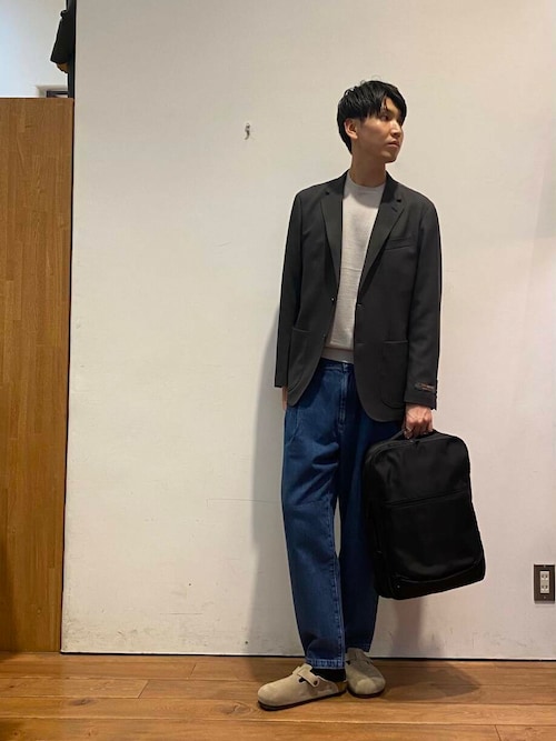 セール】『洗濯可/防シワ』LIFE STYLE TAILOR TRABESTグレンチェック