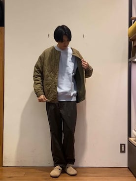 かわむらさん（メンズ・183cm）の冬コーディネート