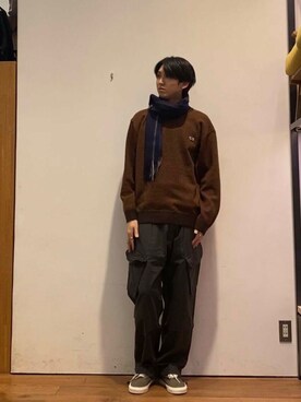 かわむらさん(メンズ・183cm)の冬コーディネート