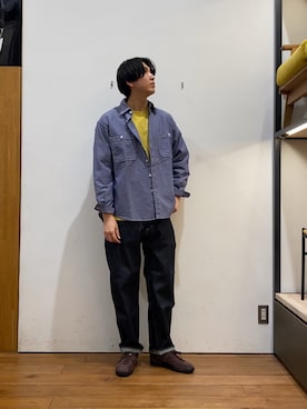 かわむらさん（メンズ・183cm）の冬コーディネート
