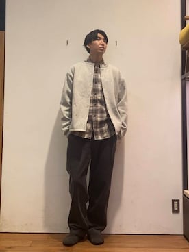 かわむらさん（メンズ・183cm）の秋コーディネート