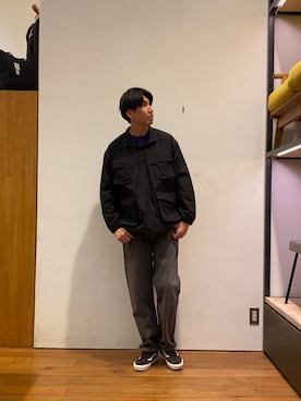 「アイテム（その他トップス）」を使った、かわむらさん（メンズ・183cm）の秋コーディネート