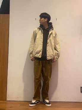 かわむらさん(メンズ・183cm)の秋コーディネート