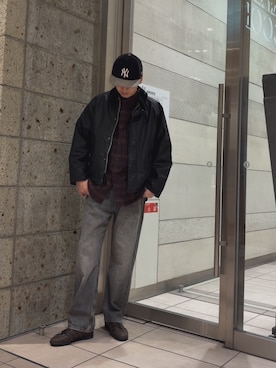 かわむらさん（メンズ・183cm）の秋コーディネート