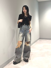 ラッフルカットツインセット｜エモダ（EMODA）公式通販｜RUNWAY