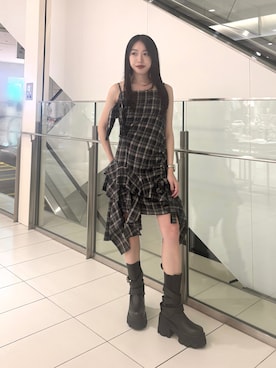 西村涼楓さん（レディース・151cm）の夏コーディネート