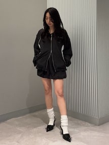 EMODA ナイロンジップアップブルゾン ナイロンジップアップブルゾン[品番：MKSW0062631]｜EMODA