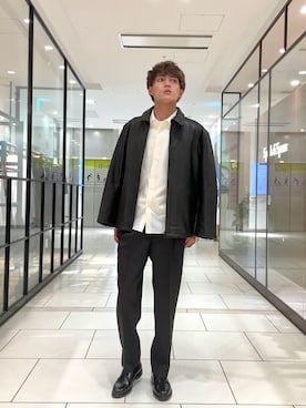 「アイテム（その他アウター）」を使った、tmy928さん（メンズ・184cm）の秋コーディネート