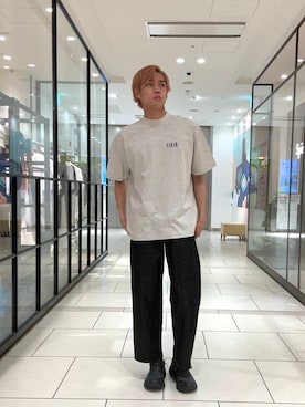 「FARAH（ファーラー）のアイテム」を使った、tmy928さん（メンズ・184cm）の夏コーディネート