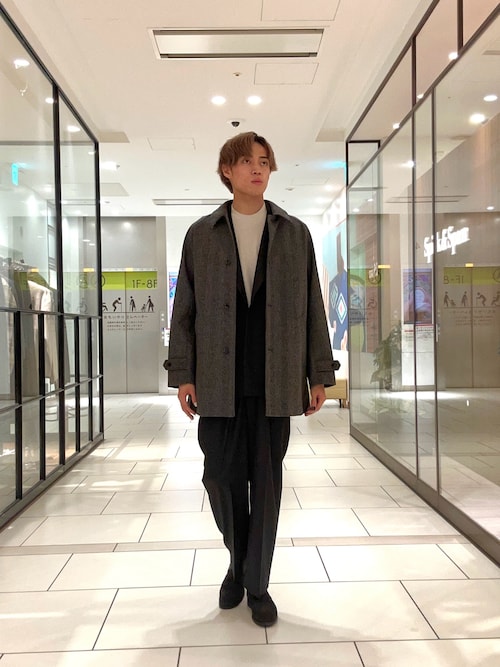 セール】WINDPROOF TWEED HALF COAT（その他アウター）｜URBAN