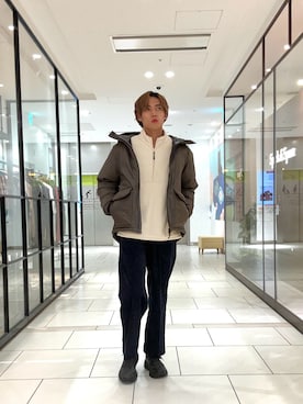 「アイテム（その他トップス）」を使った、tmy928さん（メンズ・184cm）の秋コーディネート