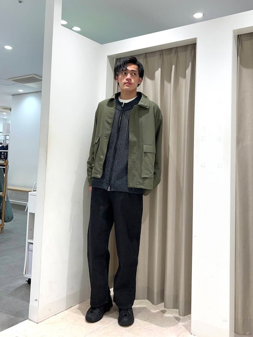 セール】『セットアップ対応』ダブルポケットドローコードブルゾン