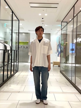 「URBAN RESEARCH（アーバンリサーチ）のアイテム（パンツ）」を使った、tmy928さん（メンズ・184cm）の夏コーディネート