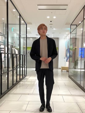 「アイテム（セットアップ）」を使った、tmy928さん（メンズ・184cm）の夏コーディネート