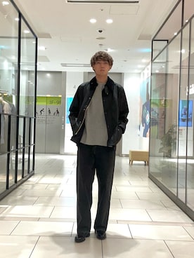 「アイテム（テーラードジャケット）」を使った、tmy928さん（メンズ・184cm）の冬コーディネート