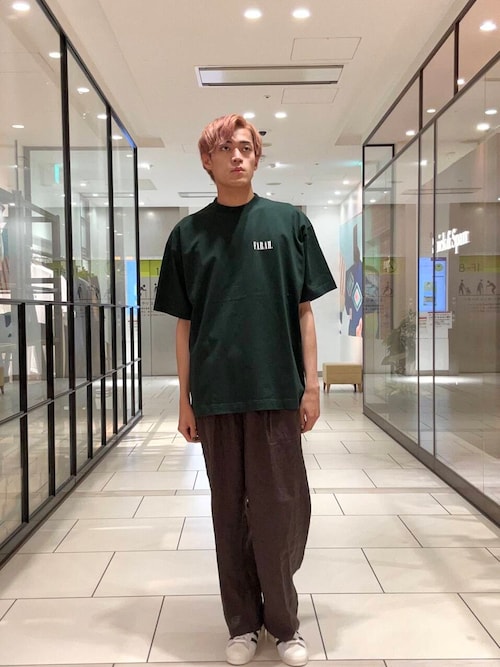 LINEN TUCK PANTS