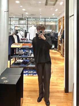 「URBAN RESEARCH（アーバンリサーチ）のnew basic　ALBATROSS WOOL SHIRTS（シャツ/ブラウス）」を使った、tmy928さん（メンズ・184cm）の秋コーディネート