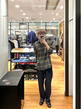 「URBAN RESEARCH（アーバンリサーチ）のアイテム（ドレスシューズ）」を使った、tmy928さん（メンズ・184cm）の秋コーディネート