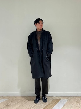 「アイテム（モッズコート）」を使った、tmy928さん（メンズ・184cm）の秋コーディネート