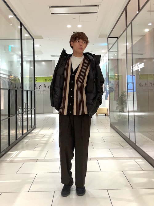 AURALEE ヘリンボーンワイドスラックス オーラリー AURALEE 18SS 日本製 WOOL SILK HERRINGBONE WIDE SLACKS