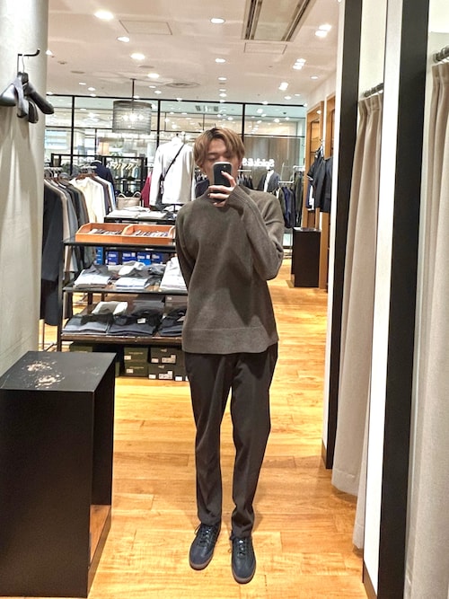 セール】new basic WOOL CASHMERE CHUNKY SWEATER（ニット/セーター