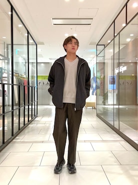 「URBAN RESEARCH」｜「アイテム（ブルゾン）」を使った、tmy928さん（メンズ・184cm）の秋コーディネート