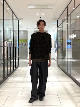 「crepuscule（クレプスキュール）のアイテム」を使った、tmy928さん（メンズ・184cm）の冬コーディネート