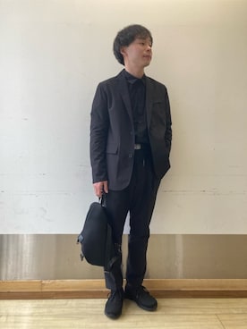 「COMME CA MEN（コムサメン）のアイテム」を使った、COMME CA MEN OFFICIALさん（メンズ・169cm）の春コーディネート