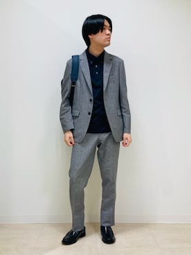 「COMME CA MEN（コムサメン）のアイテム」を使った、COMME CA MEN OFFICIALさん（メンズ・175cm）の春コーディネート