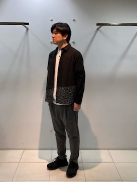 「COMME CA MEN（コムサメン）のアイテム」を使った、COMME CA MEN OFFICIALさん（メンズ・172cm）の春コーディネート