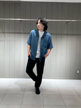 「COMME CA MEN（コムサメン）のアイテム」を使った、COMME CA MEN OFFICIALさん（メンズ・167cm）の春コーディネート