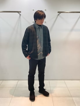 「COMME CA MEN（コムサメン）のアイテム」を使った、COMME CA MEN OFFICIALさん（メンズ・172cm）の春コーディネート