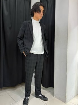 「COMME CA MEN（コムサメン）のアイテム」を使った、COMME CA MEN OFFICIALさん（メンズ・181cm）の春コーディネート