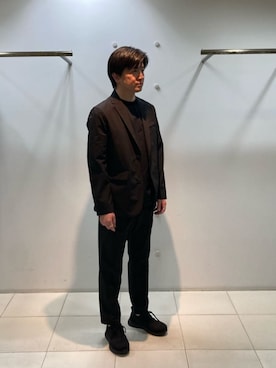 「COMME CA MEN（コムサメン）のアイテム」を使った、COMME CA MEN OFFICIALさん（メンズ・172cm）の春コーディネート