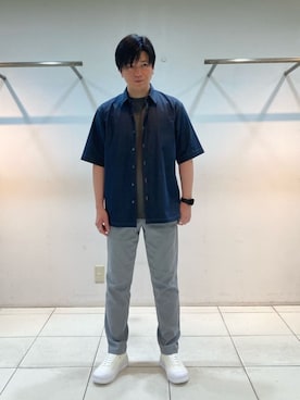 「COMME CA MEN（コムサメン）のアイテム」を使った、COMME CA MEN OFFICIALさん（メンズ・172cm）の春コーディネート