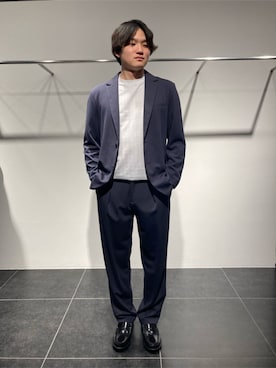 「COMME CA MEN（コムサメン）のアイテム」を使った、COMME CA MEN OFFICIALさん（メンズ・170cm）の春コーディネート