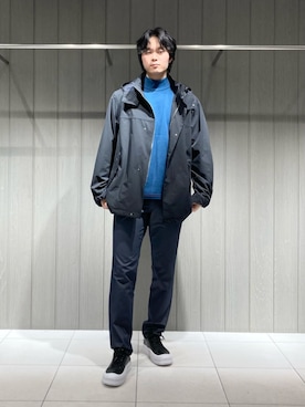 「COMME CA MEN（コムサメン）のアイテム（ブルゾン）」を使った、COMME CA MEN OFFICIALさん（メンズ・173cm）の春コーディネート